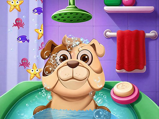 Jogo de creche de animais