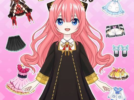 Vestir Boneca Anime