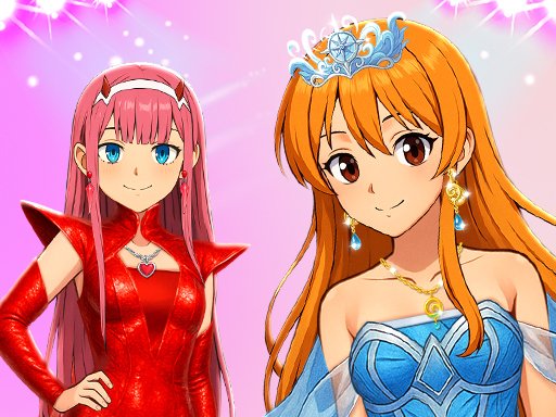 Mundo da moda de anime com magia de gala