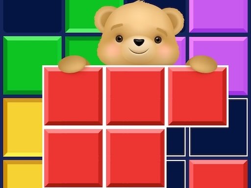 Quebra-cabeça de blocos de urso