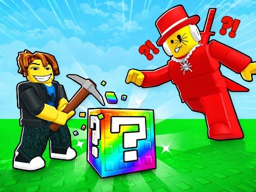 Quebre um Lucky Blocks: pegue Brainrots