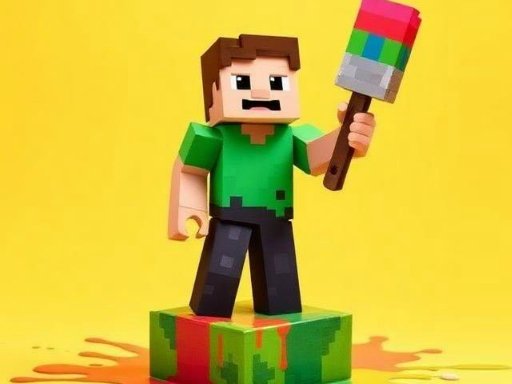 Hora de colorir BTS Minecraft