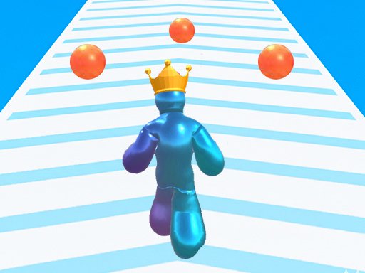 Jogo de corrida do homem bolha