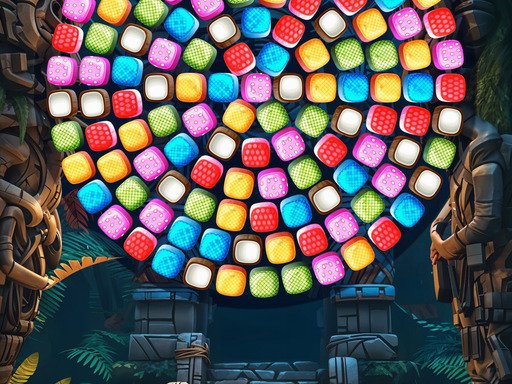 Pacote de níveis de roda de doces Bubble Shooter