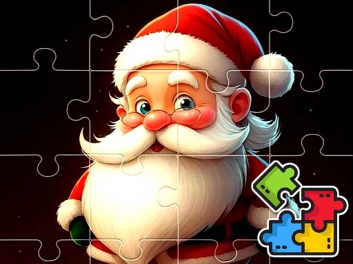 Quebra-cabeça de Natal com Papai Noel