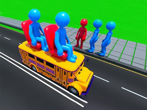 Jogo de escolha de passageiros de ônibus urbano