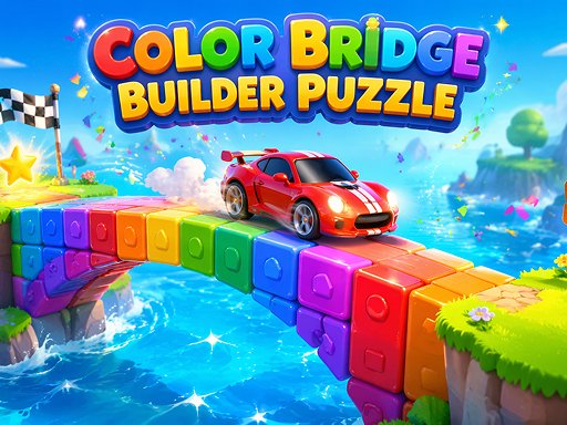 Quebra-cabeça do Construtor de Ponte Colorida