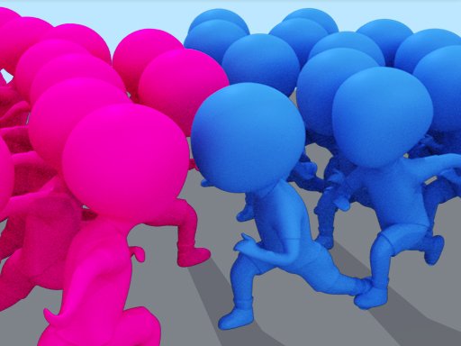 Mestre da contagem: Crowd Runner 3D