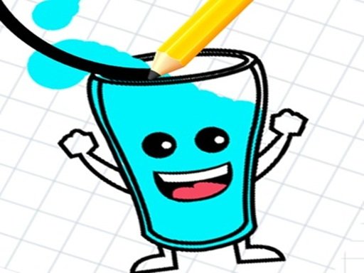 Desenhe um copo feliz