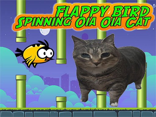 Flappy Bird girando oia oia gato
