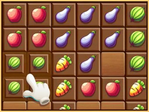 Quebra-cabeça Tetra de blocos de frutas