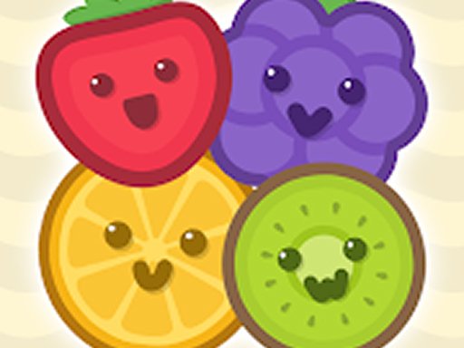 Jogo de quebra-cabeça de queda de frutas