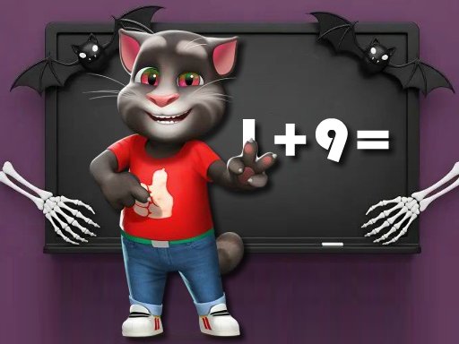 Desafio de matemática do Halloween Tom