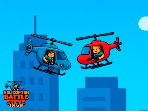 Batalha de helicóptero Steve 2 jogadores