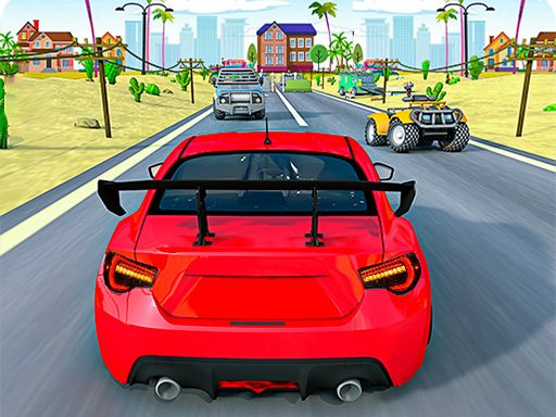 Jogo de corrida de carros rodoviários