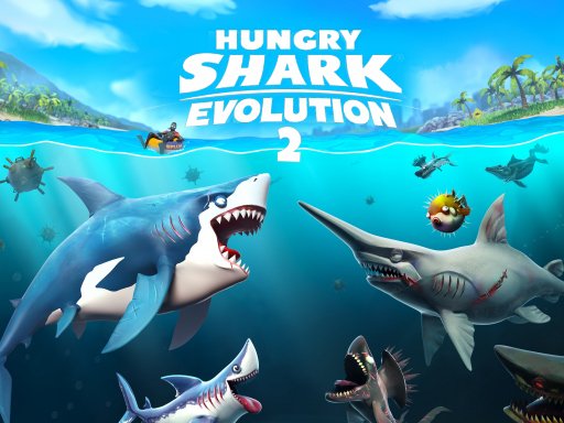 Evolução do Tubarão Faminto 2