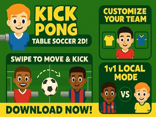 Futebol de mesa Kick Pong