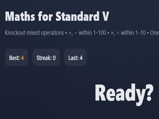 Matemática para Padrão V