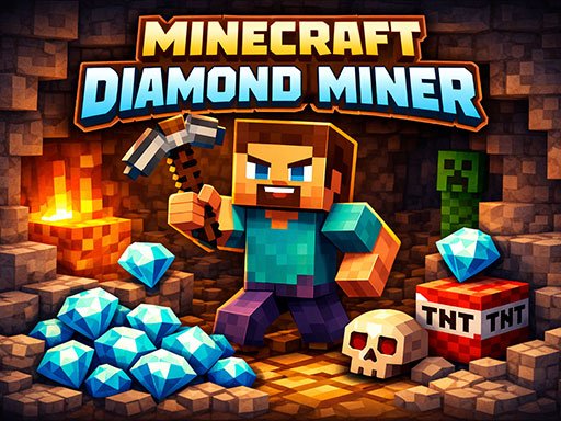 Mineiro de diamantes Minecraft