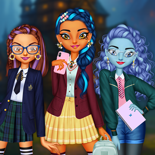 Meninas Monstros de Volta às Aulas