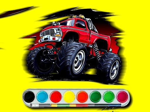 Colorir Jipe Monstro
