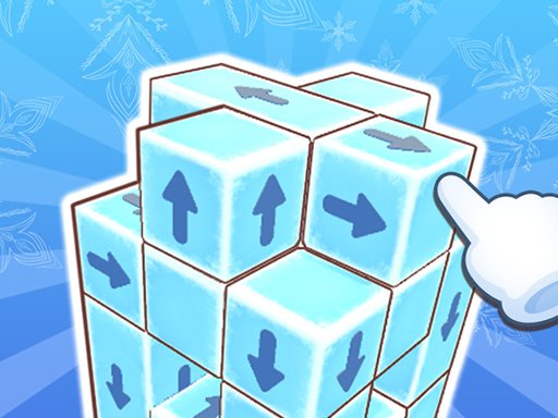 Cubo de Ano Novo em 3D