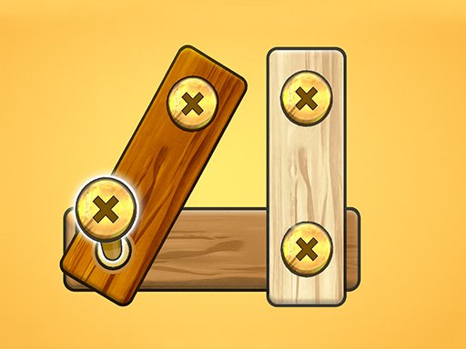 Jogo de quebra-cabeça de parafuso de porca