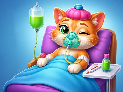 Jogo de cuidar do médico de animais de estimação
