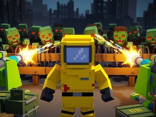 Defesa da Base Zumbi Pixel