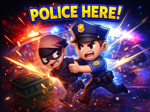 Polícia aqui