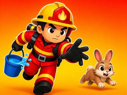 Corrida de resgate: incêndio florestal