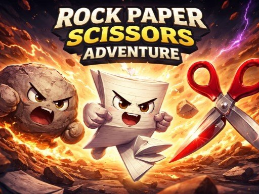 Aventura de pedra, papel e tesoura