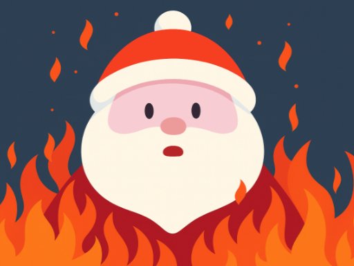Papai Noel em chamas