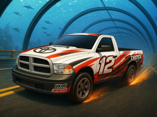 Corrida no fundo do mar 3D