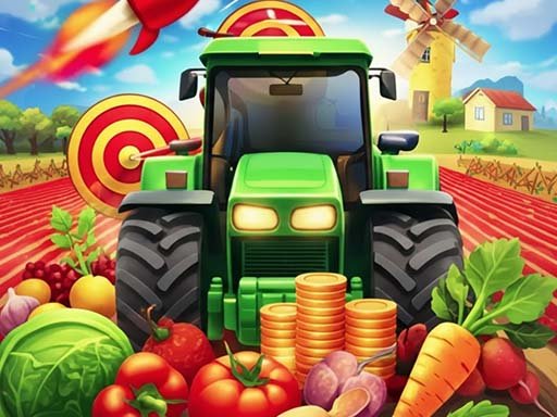 Simulação de agricultura de trator 3D