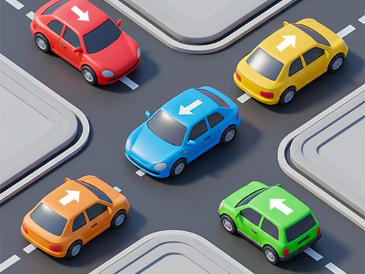 Jogo de quebra-cabeça de carro de engarrafamento