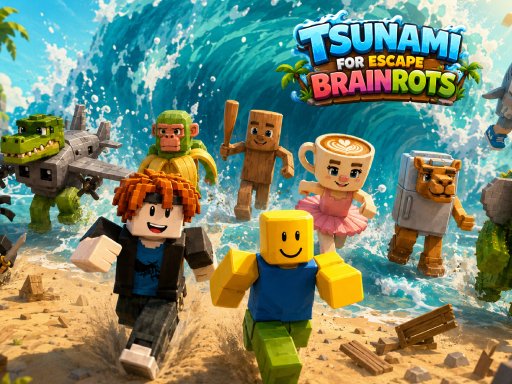 Tsunami para escapar de Brainrots