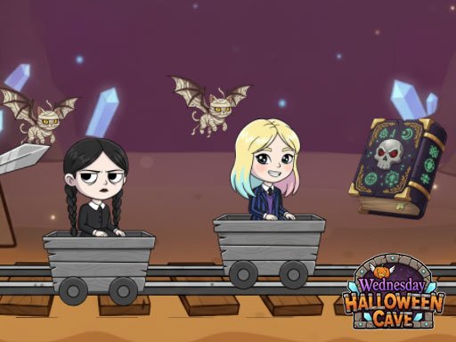 Caverna de Halloween de quarta-feira