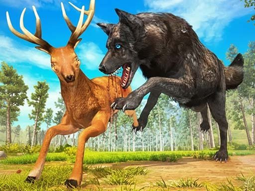 Lobo Simulador Floresta Caça 3D
