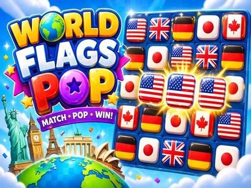 Bandeiras do mundo pop