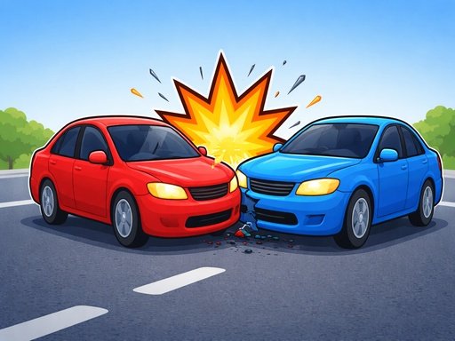 Jogo de carro dirigindo no lado errado